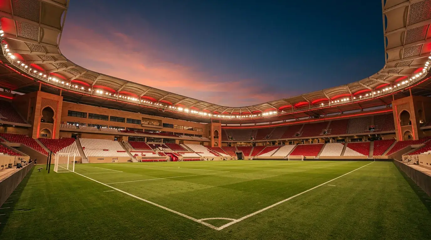 Tunisiens landslag Örnarna från Karthago inför VM 2026 öppningsmatchen mot Sverige i grupp F