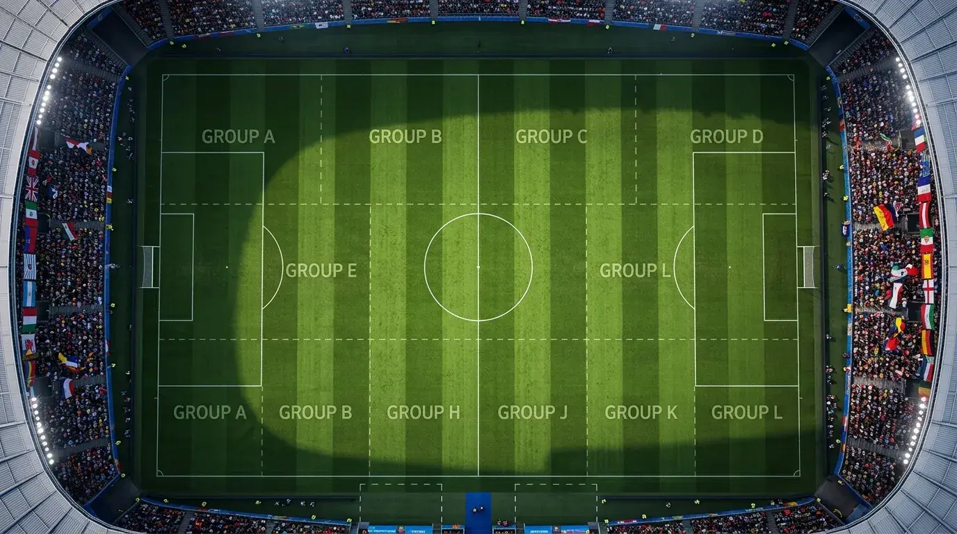 VM 2026 gruppspel med 12 grupper och 48 lag
